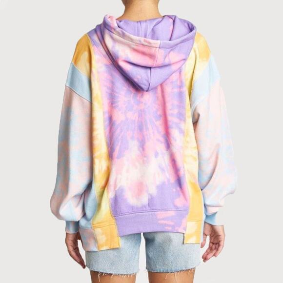 Pistola Kaleidoscope Pink Purple Tie Dye Joey Hoodie Sweatshirt Size XS - Picture 7 of 9